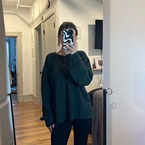 Old Navy Henley Waffle Tee